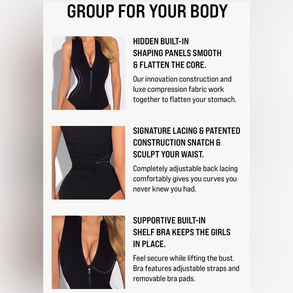 TA3 Sleeveless Surfy Black and White Women's One Piece Swimsuit 🔥🔥🔥 - Picture 5 of 13